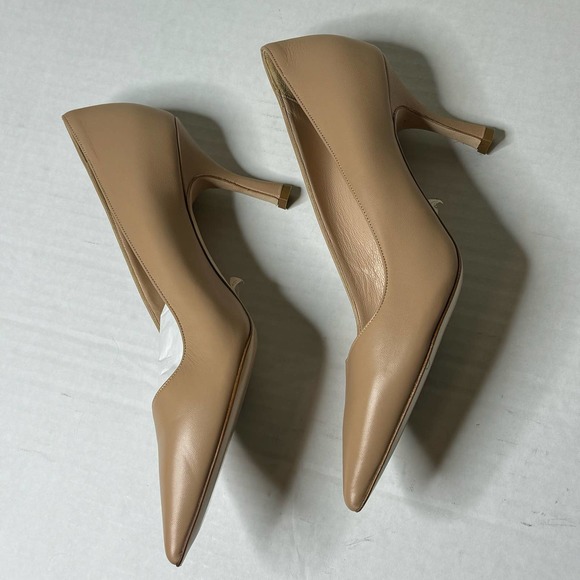 Kahmune Khaki Becky Pump Heels NEW Size US 9 / EU 40 - Picture 4 of 10